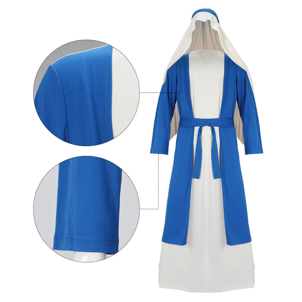 Biblical Religious Noah Jesus Cosplay Costume Robe Sherherd Fancy Dress Takerlama