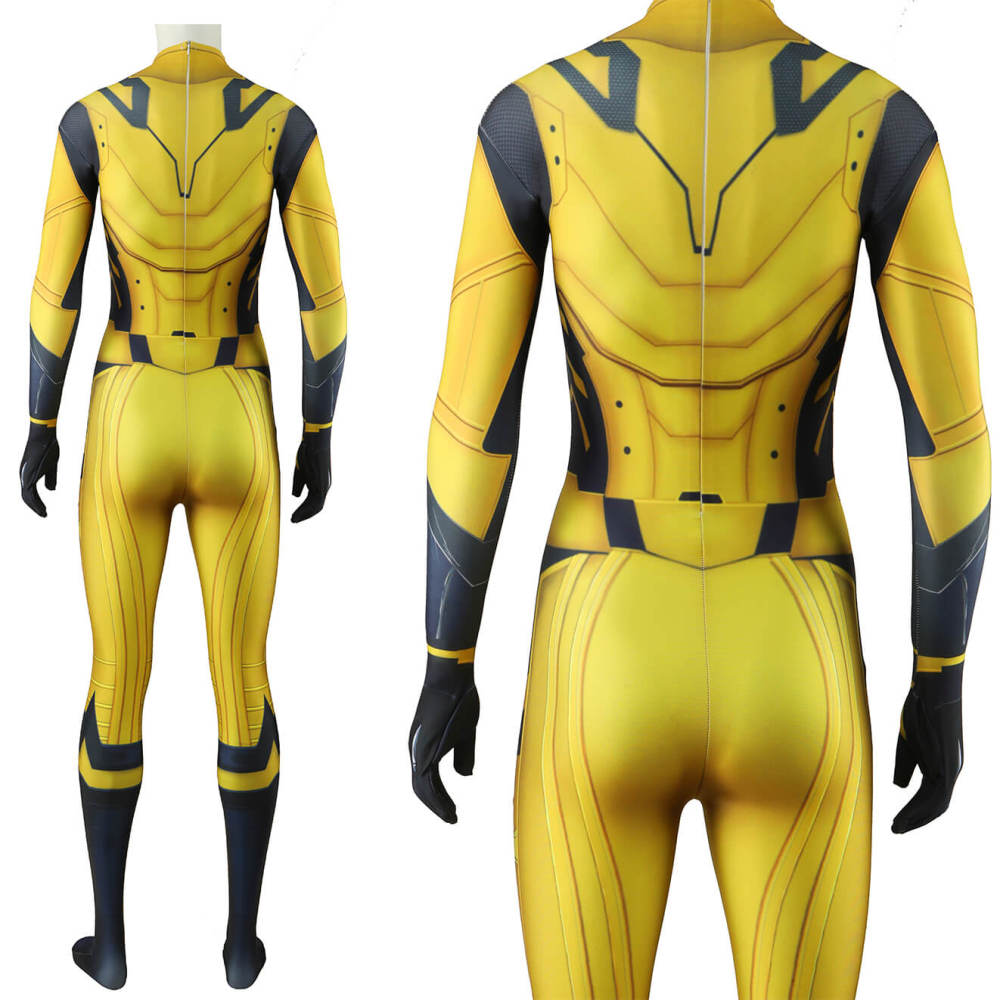 Deadpool 3 X23 Logan Cosplay Costume Women Dafne Keen Wolverine Halloween Jumpsuit Yellow Takerlama