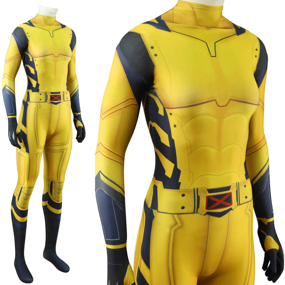 Deadpool 3 X23 Logan Cosplay Costume Women Dafne Keen Wolverine Halloween Jumpsuit Yellow Takerlama