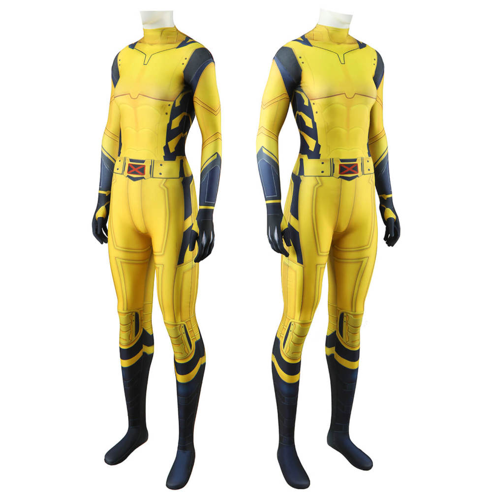 Deadpool 3 X23 Logan Cosplay Costume Women Dafne Keen Wolverine Halloween Jumpsuit Yellow Takerlama
