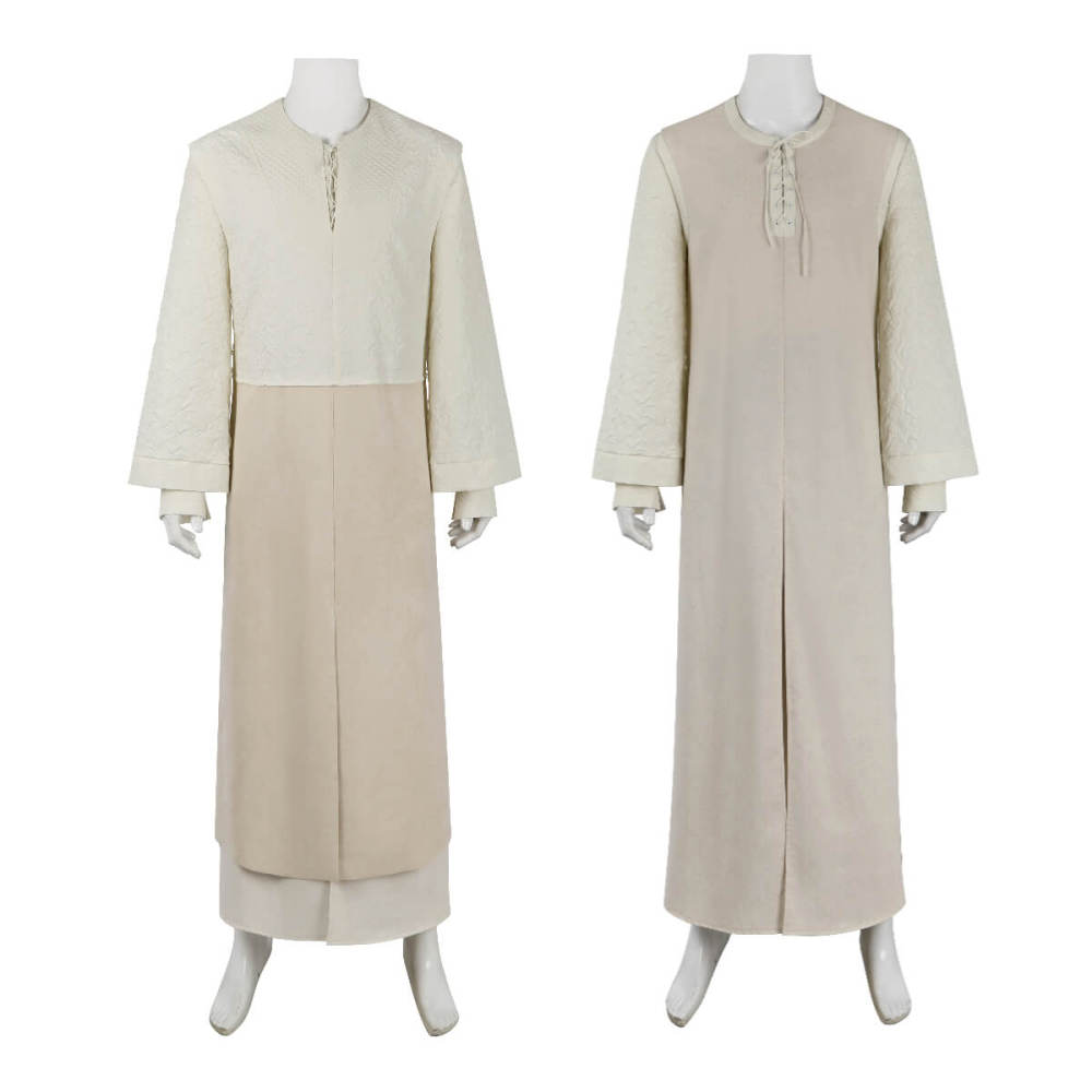 Gandalf the White Wizard Costume Cosplay The Lord of the Rings Halloween Outfit Takerlama