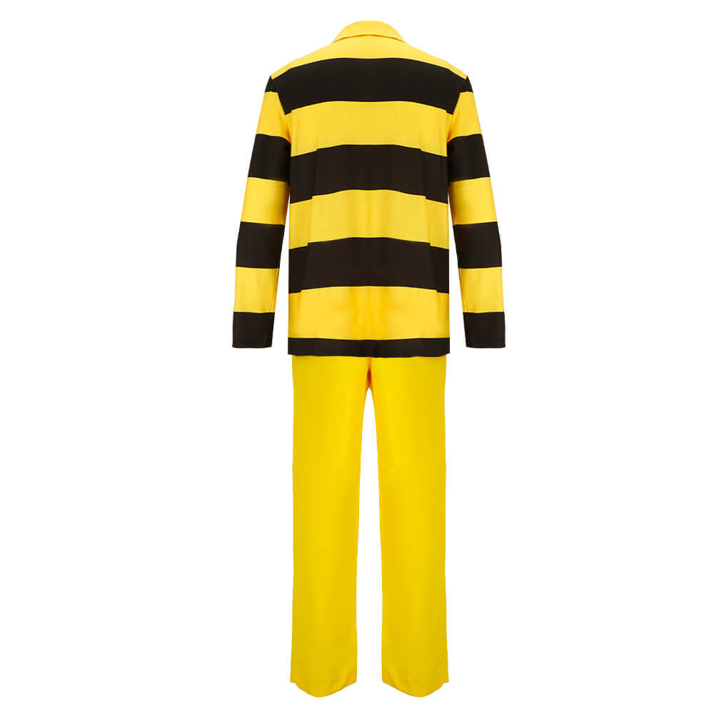 Lucky Luke The Daltons Cosplay Costume Funny Halloween Team Brothers Outfits Striped Takerlama