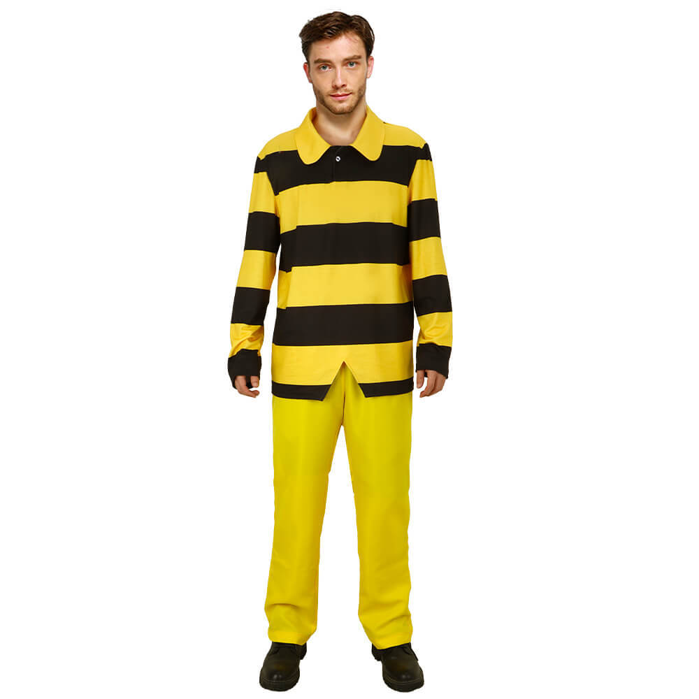 Lucky Luke The Daltons Cosplay Costume Funny Halloween Team Brothers Outfits Striped Takerlama