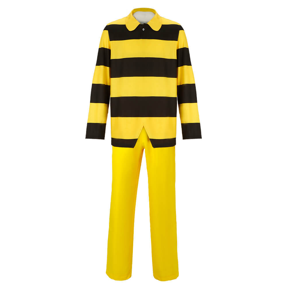 Lucky Luke The Daltons Cosplay Costume Funny Halloween Team Brothers Outfits Striped Takerlama