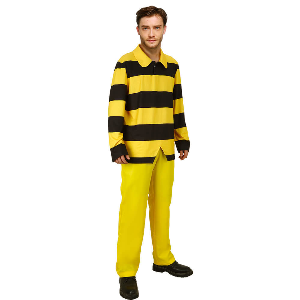 Lucky Luke The Daltons Cosplay Costume Funny Halloween Team Brothers Outfits Striped Takerlama