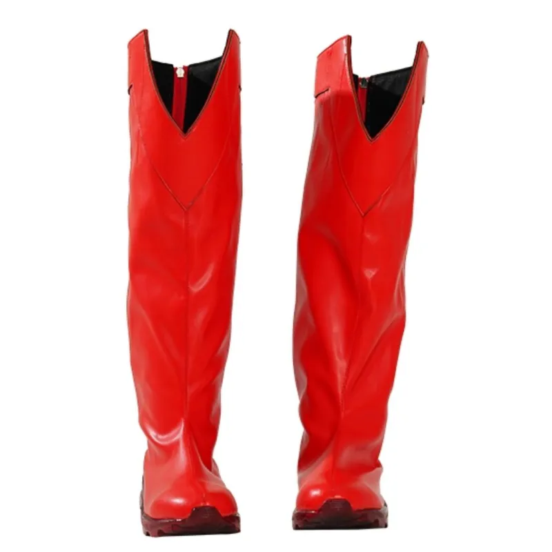 Superman Clark Kent 1978 Cosplay Boots Costume Shoes Top Level Takerlama