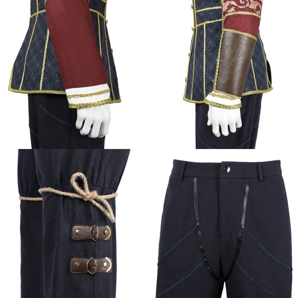 Baldur's Gate III BG3 Raphael Halloween Cosplay Costume Game Theme Party Outfits Boots Top Level Takerlama