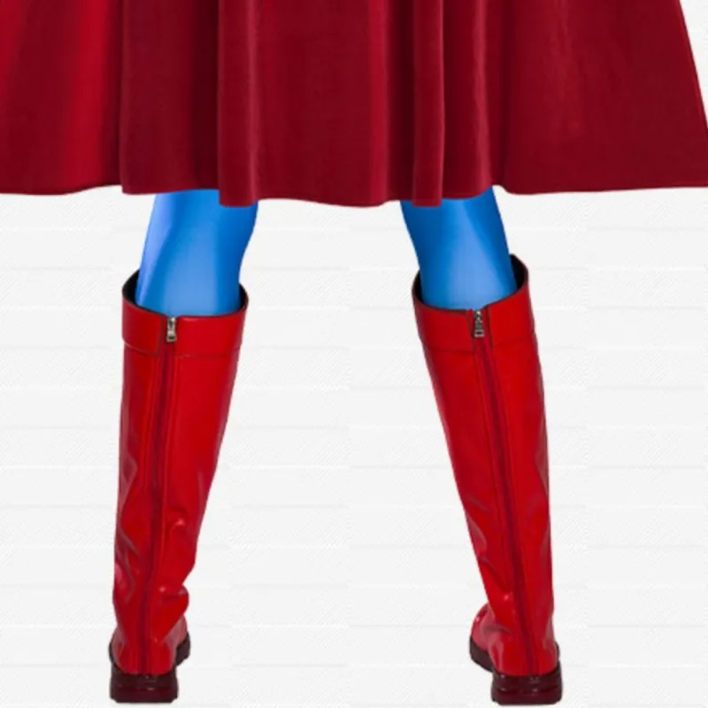 Superman Clark Kent 1978 Cosplay Boots Costume Shoes Top Level Takerlama