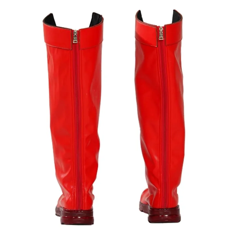 Superman Clark Kent 1978 Cosplay Boots Costume Shoes Top Level Takerlama