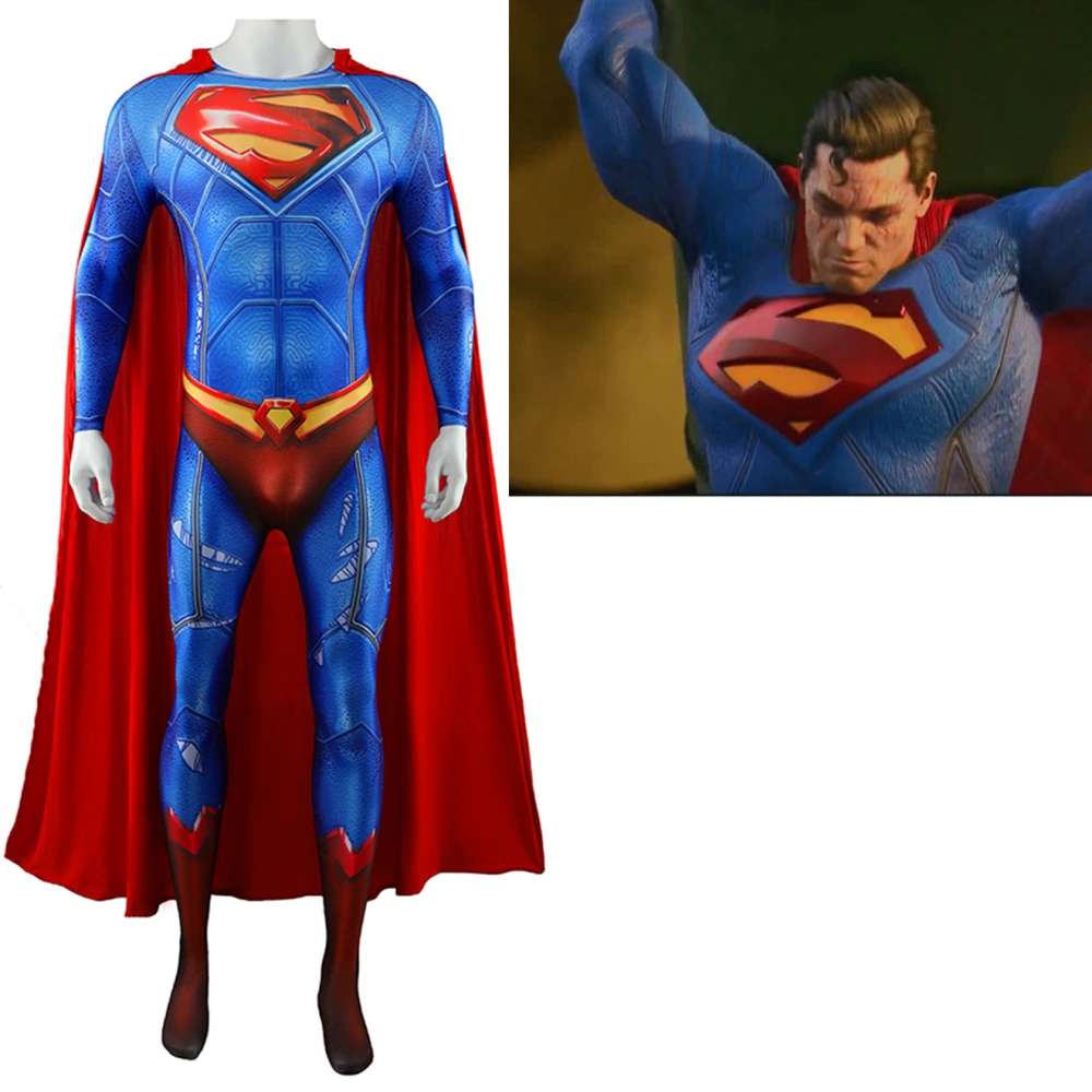 Déguisement Superman Justice League Officiel Homme Taille M - Costume Man Of Steel