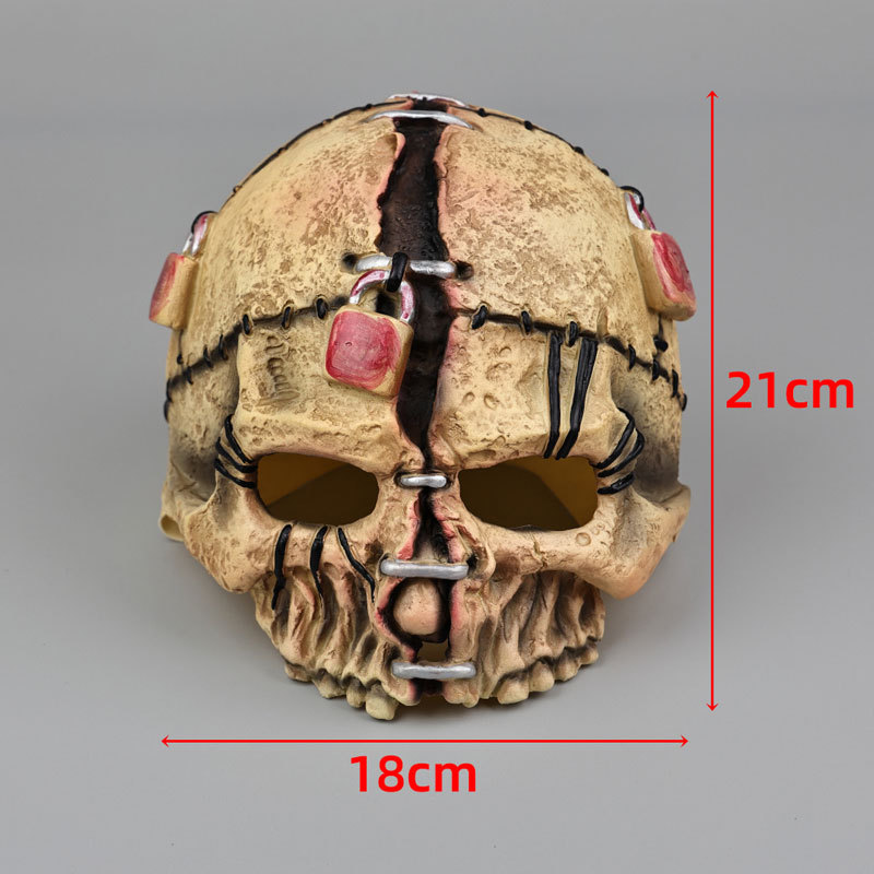 Furiosa: A Mad Max Saga Skull Halloween Costume Mask Helmet Cosplay Props Accessories Takerlama