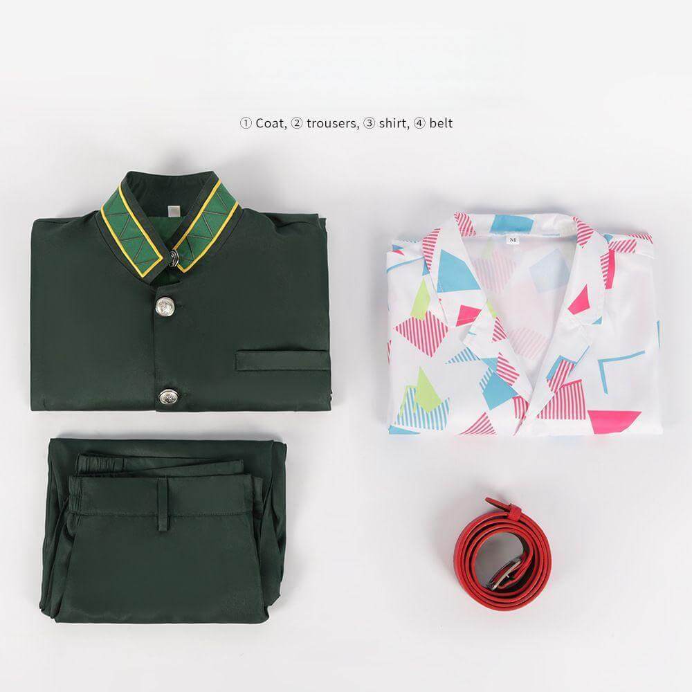 Wind Breaker Mitsuki Kiryu Halloween Cosplay Costume Anime Theme Party Green Suit Takerlama