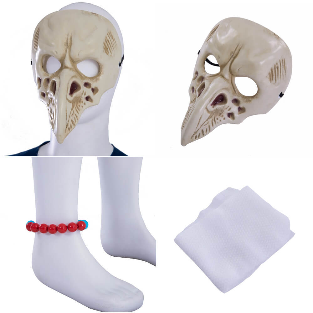 Little Nightmares III Low Halloween Cosplay Costume With Mask Game Carnival Party Outfits For Men Takerlama