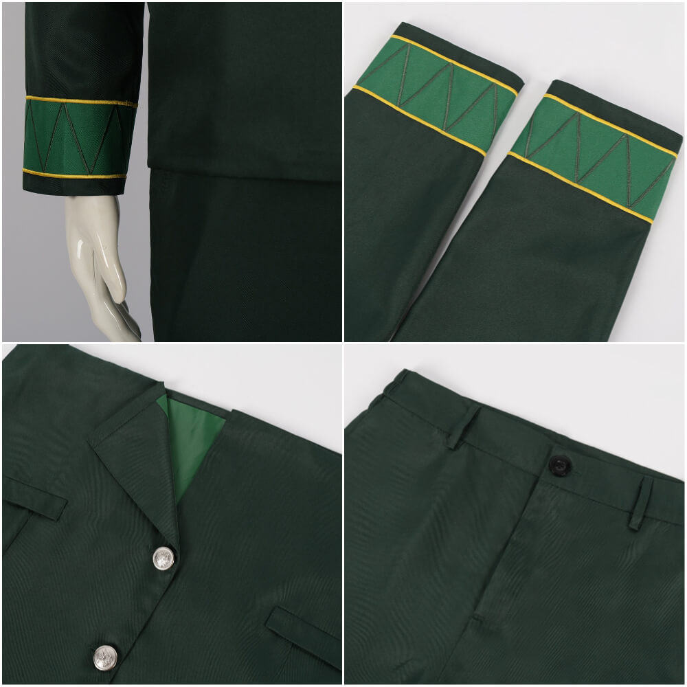 Wind Breaker Mitsuki Kiryu Halloween Cosplay Costume Anime Theme Party Green Suit Takerlama