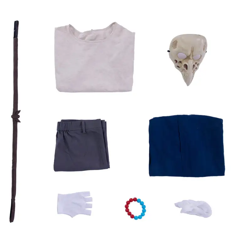 Little Nightmares III Low Halloween Cosplay Costume With Mask Game Carnival Party Outfits For Men Takerlama