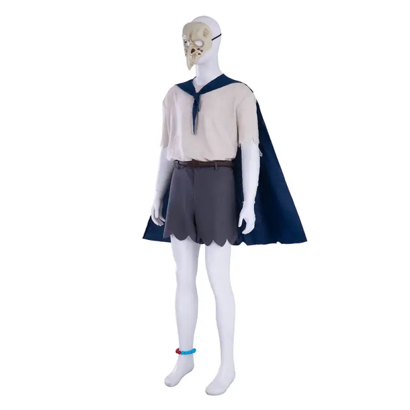 Little Nightmares III Low Halloween Cosplay Costume With Mask Game Carnival Party Outfits For Men Takerlama