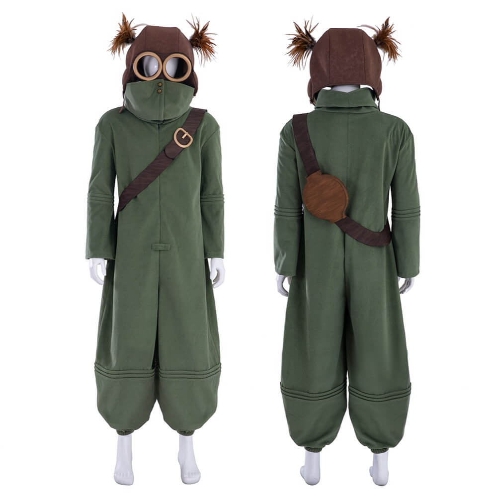 Little Nightmares III Alone Cosplay Costume With Helmet Game Halloween Carnival Theme Party Outfits For Men Takerlama