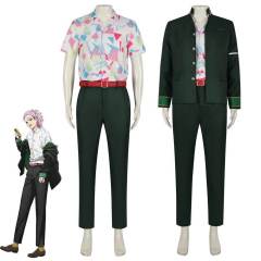 Wind Breaker Mitsuki Kiryu Halloween Cosplay Costume Anime Theme Party Green Suit Takerlama