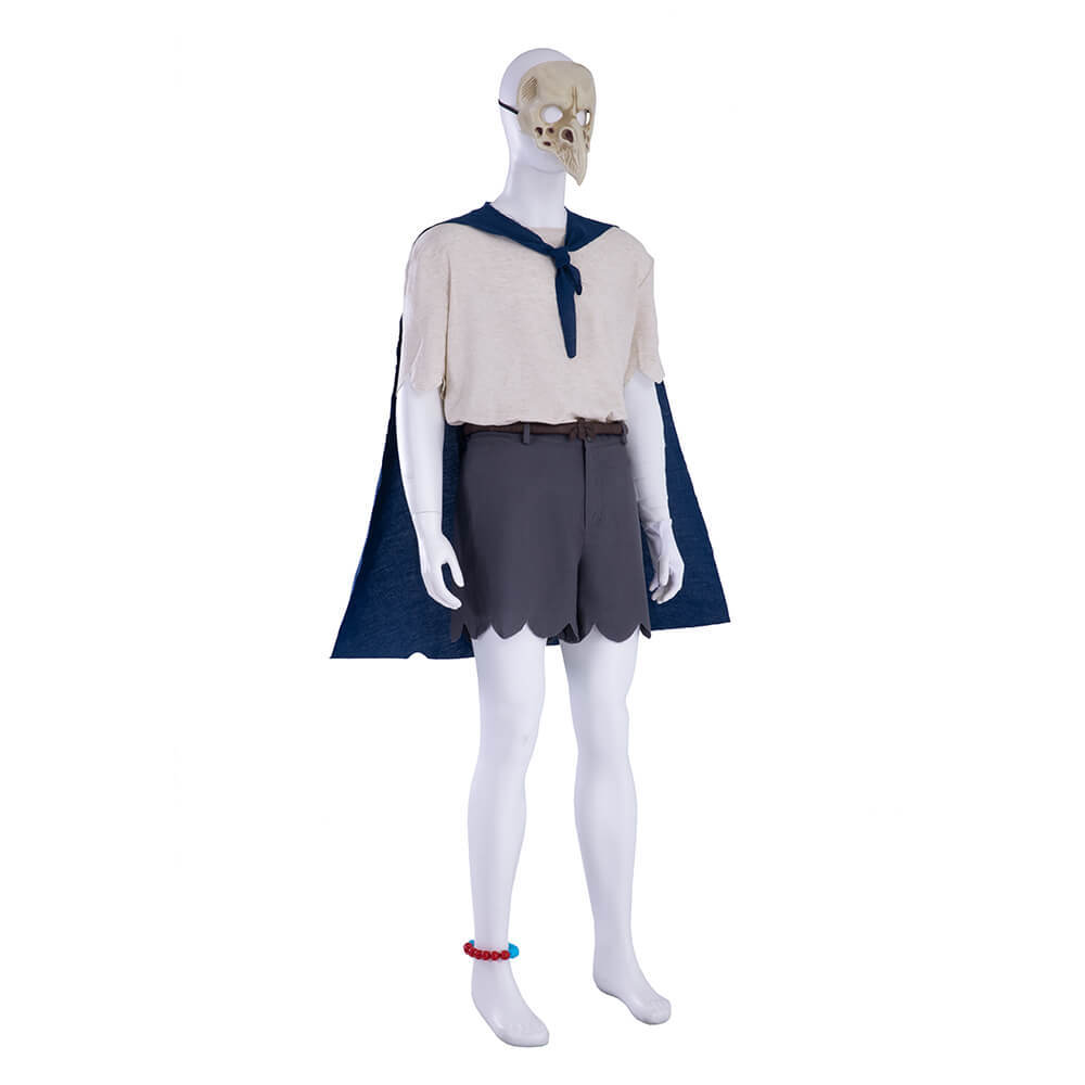 Little Nightmares III Low Halloween Cosplay Costume With Mask Game Carnival Party Outfits For Men Takerlama