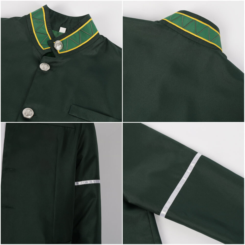 Wind Breaker Mitsuki Kiryu Halloween Cosplay Costume Anime Theme Party Green Suit Takerlama