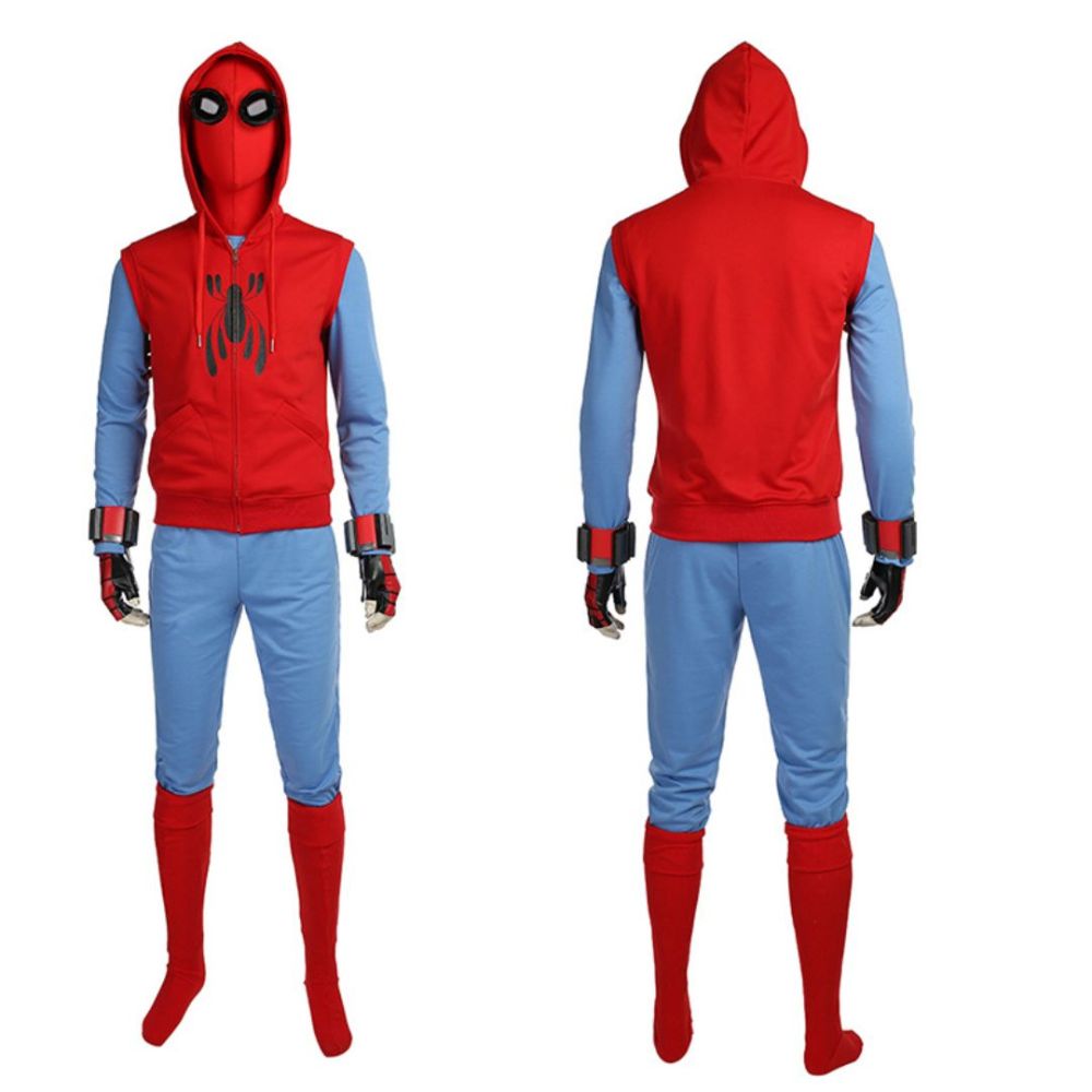Spider-Man Homecoming Peter Parker Halloween Cosplay Costume Tom Holland Outfits Takerlama