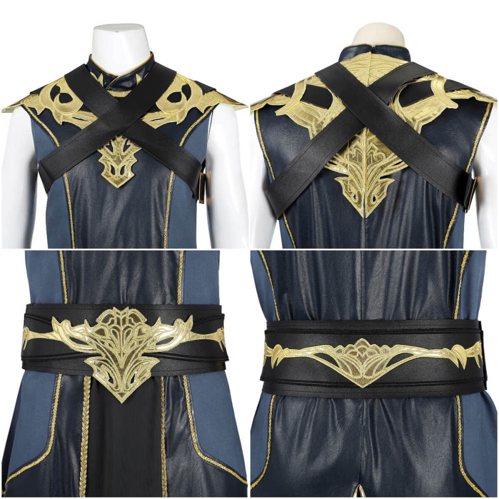Baldur's Gate 3 Dark Urge Halloween Cosplay Costume With Boots Carnival Theme Party Top Level Takerlama