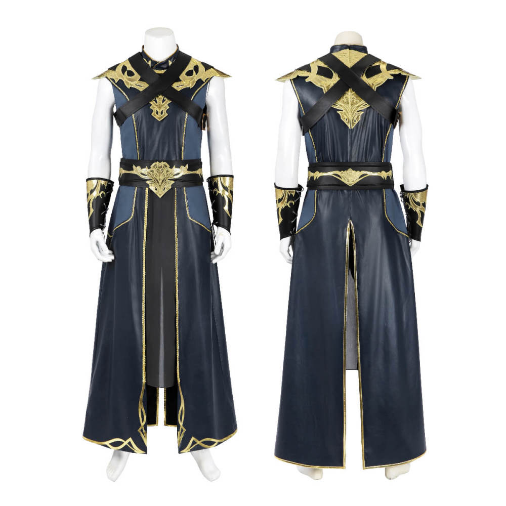 Baldur's Gate 3 Dark Urge Halloween Cosplay Costume With Boots Carnival Theme Party Top Level Takerlama