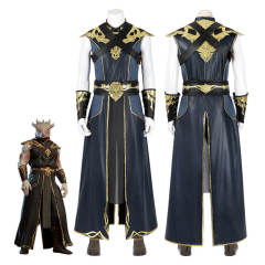Baldur's Gate 3 Dark Urge Halloween Cosplay Costume With Boots Carnival Theme Party Top Level Takerlama