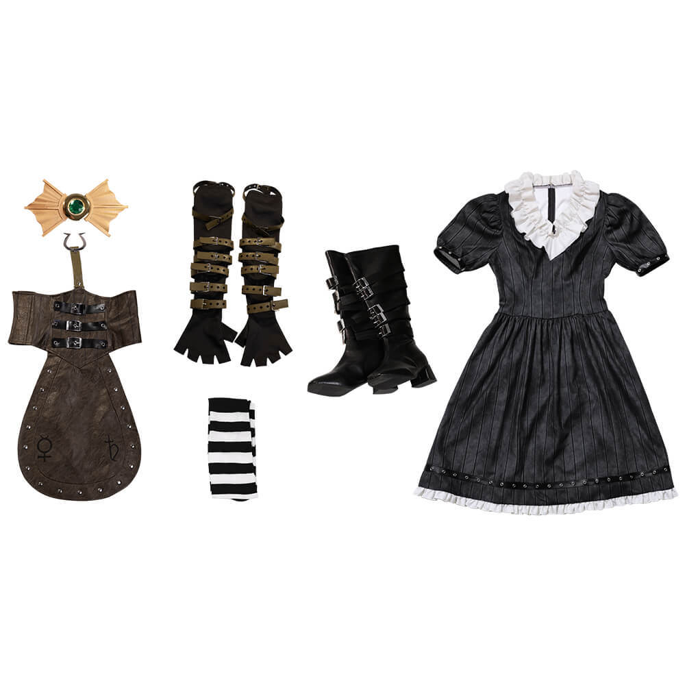 Alice Madness Returns Steamdress Alice Liddell Cosplay Costume Halloween Fancy Dress Takerlama