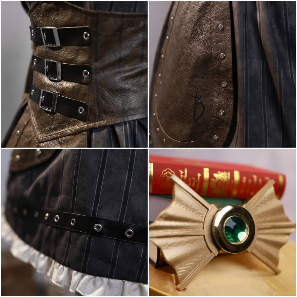 Alice Madness Returns Steamdress Alice Liddell Cosplay Costume Halloween Fancy Dress Takerlama