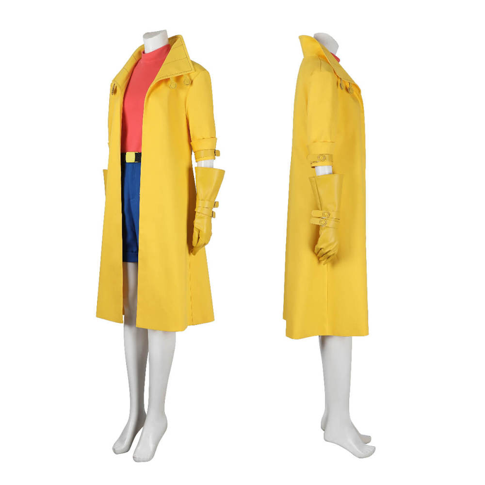 X-Men '97 Jubilee Jubilation Lee Halloween Cosplay Costume Women Coat Boots Top Level Takerlama
