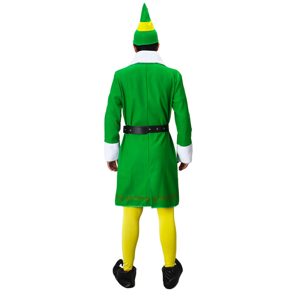 Christmas Buddy Couple Elf Cosplay Costume Elf Jovie‘s Pink Fancy Dress Buddy the Elf Green Outfit Takerlama