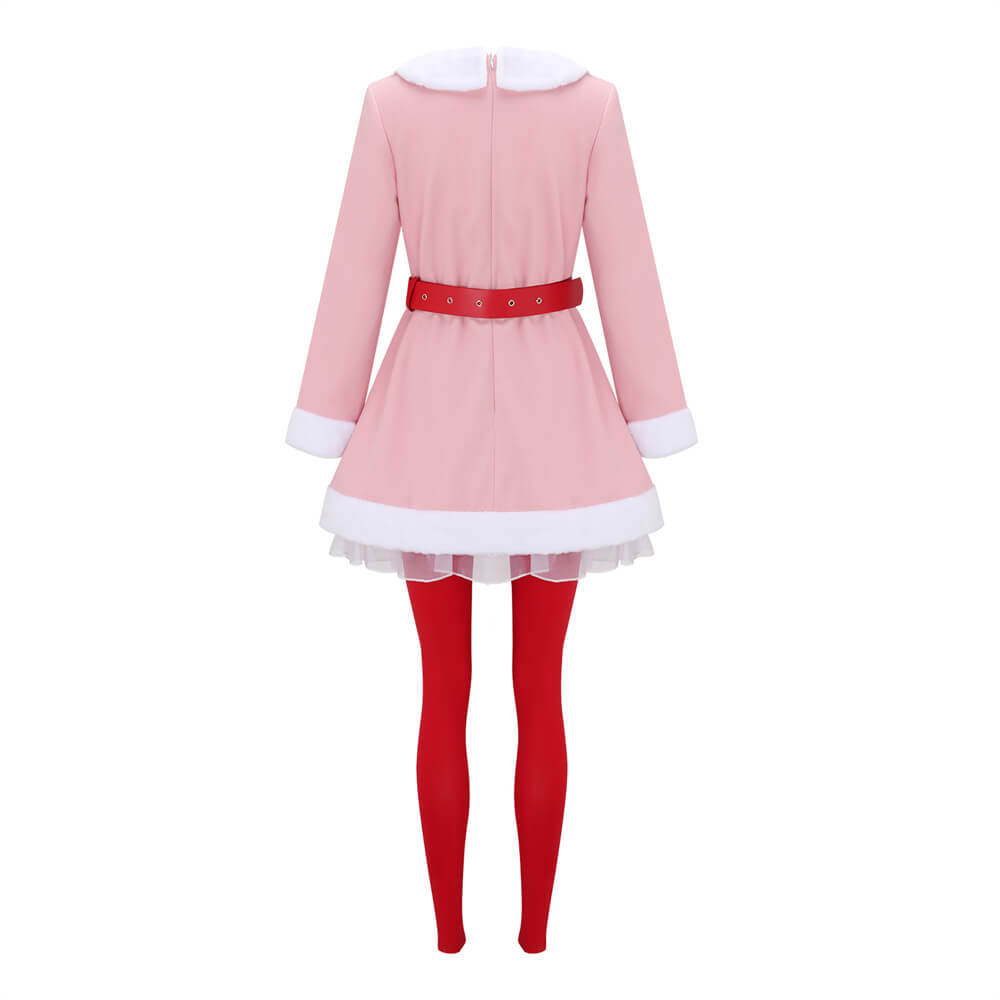 Christmas Buddy Couple Elf Cosplay Costume Elf Jovie‘s Pink Fancy Dress Buddy the Elf Green Outfit Takerlama