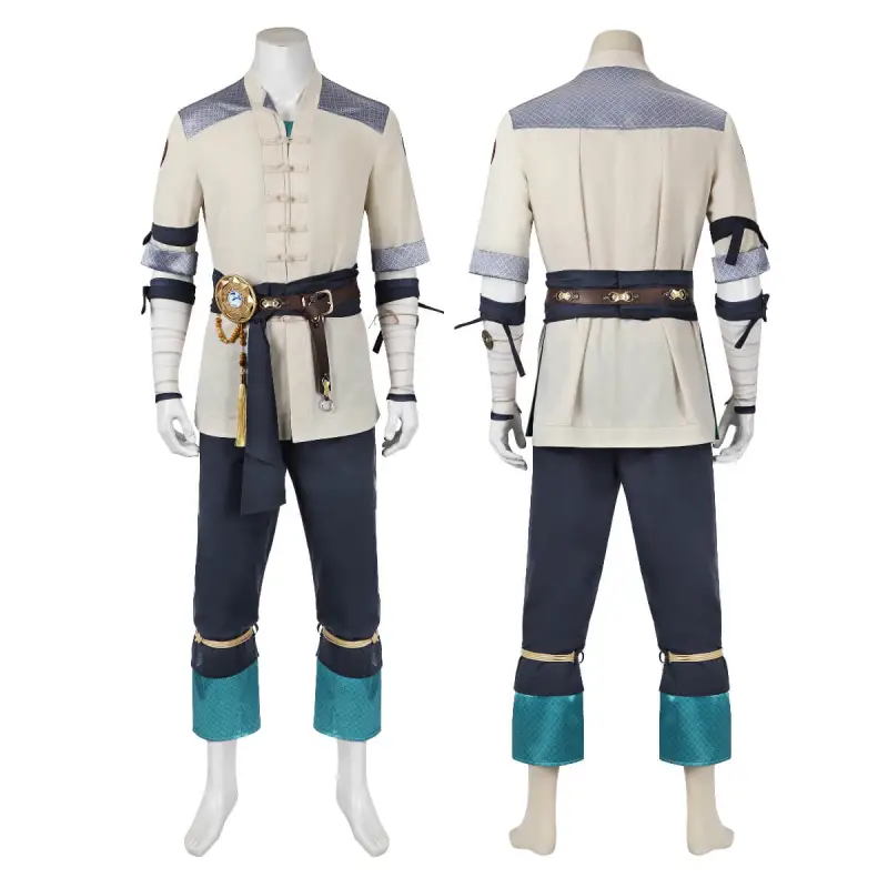 Mortal Kombat 1 Raiden Cosplay Costume White Halloween Outfit Deluxe Takerlama