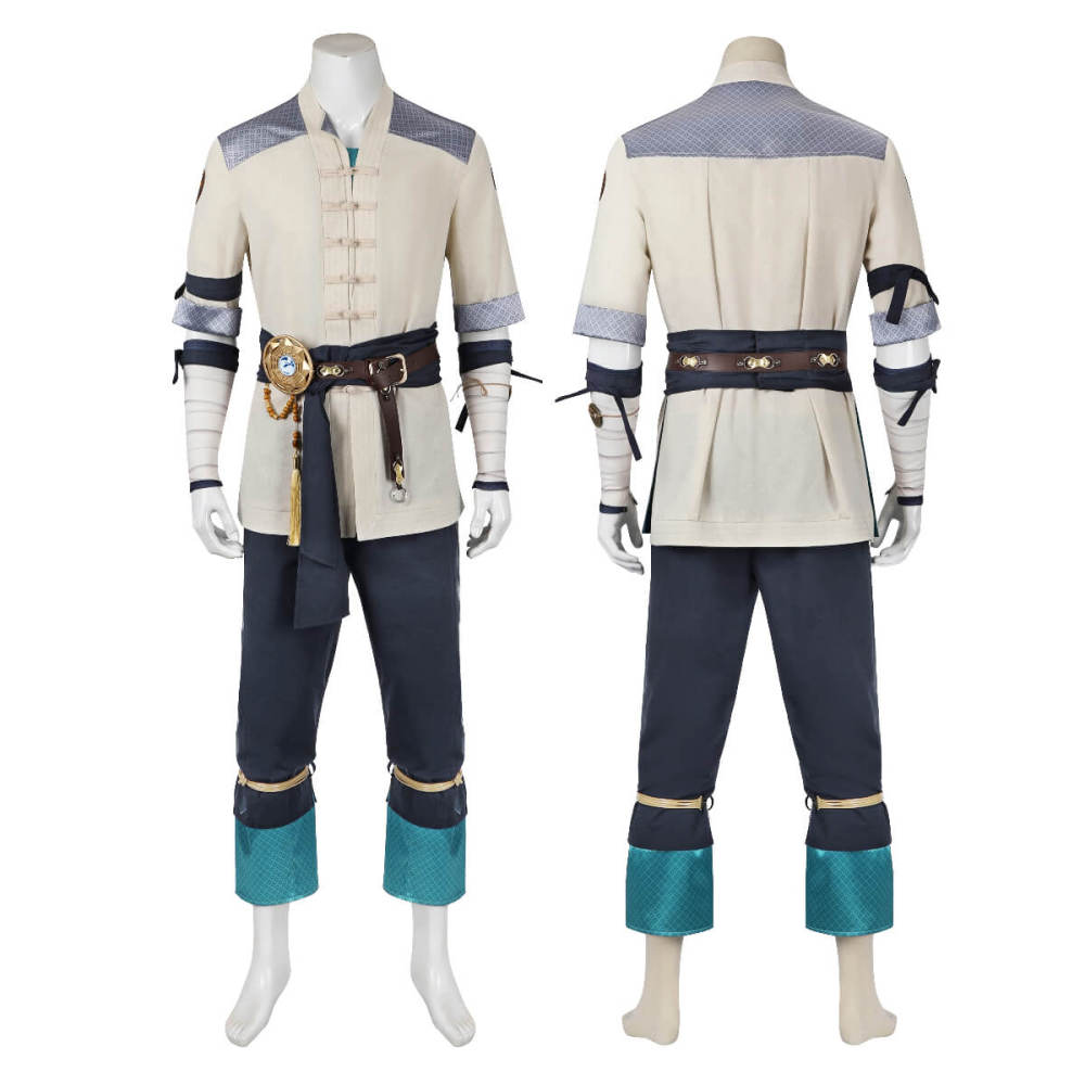 Mortal Kombat 1 Raiden Cosplay Costume White Halloween Outfit Deluxe Takerlama