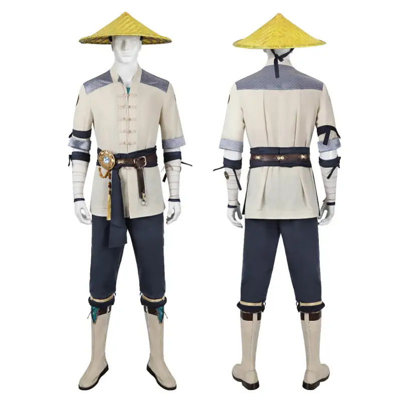 Mortal Kombat 1 Raiden Cosplay Costume White Halloween Outfit Deluxe Takerlama