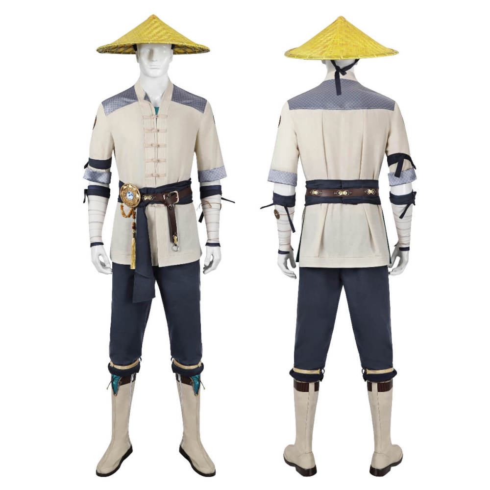 Mortal Kombat 1 Raiden Cosplay Costume White Halloween Outfit Deluxe Takerlama