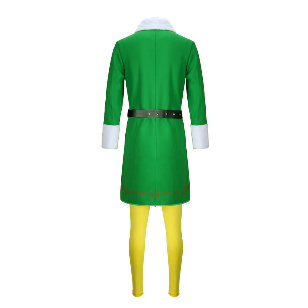 Christmas Buddy Couple Elf Cosplay Costume Elf Jovie‘s Pink Fancy Dress Buddy the Elf Green Outfit Takerlama
