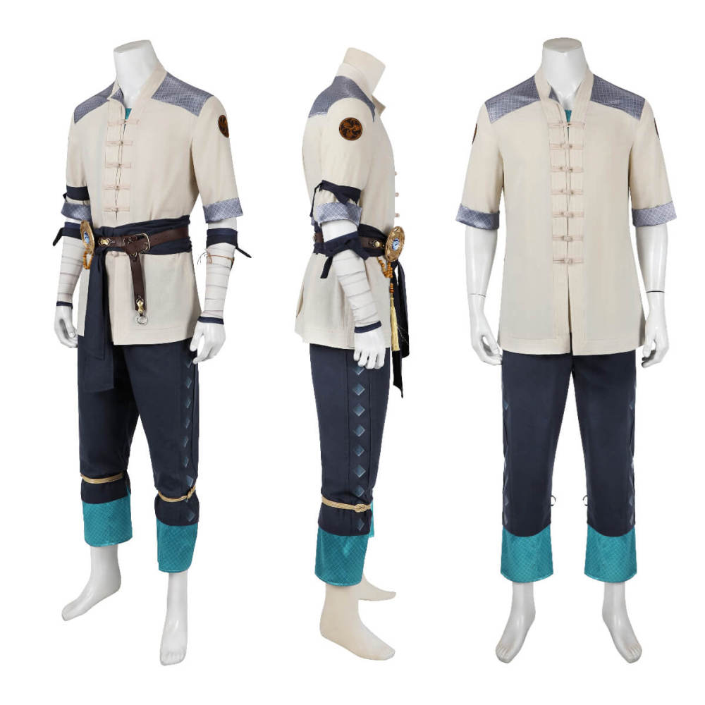 Mortal Kombat 1 Raiden Cosplay Costume White Halloween Outfit Deluxe Takerlama