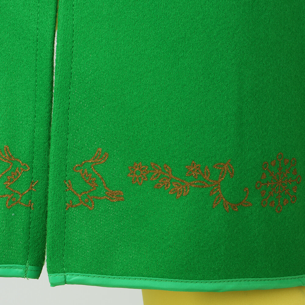 Christmas Buddy Couple Elf Cosplay Costume Elf Jovie‘s Pink Fancy Dress Buddy the Elf Green Outfit Takerlama