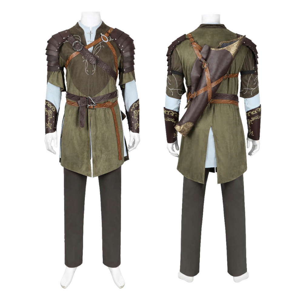 Legolas The Lord of the Rings Cosplay Costume Caped Medieval Warrior Halloween Outfit Takerlama