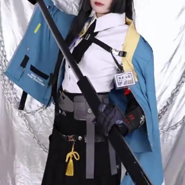 Takerlama Zenless Zone Zero Hoshimi Miyabi Cosplay Costume With Headpiece Women Game Halloween Outfits