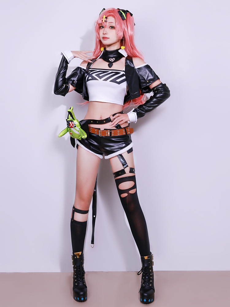 Zenless Zone Zero Gentle House Nicole Demara Halloween Cosplay Costume With Wigs Shoes Takerlama