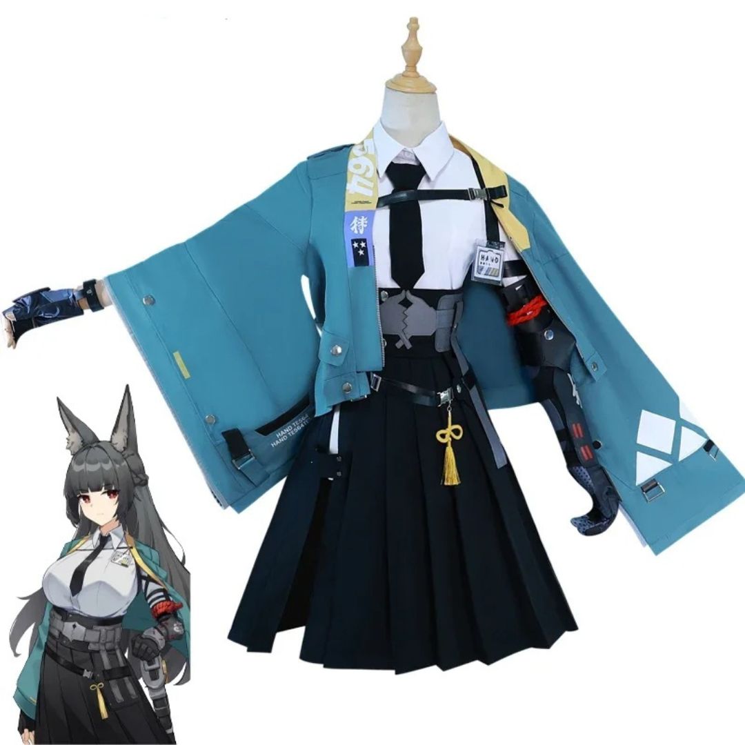 Takerlama Zenless Zone Zero Miyabi Cosplay Costume With Headpiece