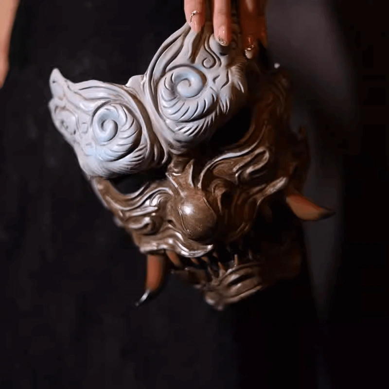 Black Myth: Wukong Nuo Cosplay Mask Halloween Costume Props Game Theme Party Accessories Takerlama