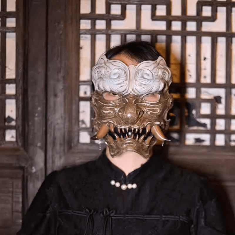 Black Myth: Wukong Nuo Cosplay Mask Halloween Costume Props Game Theme Party Accessories Takerlama