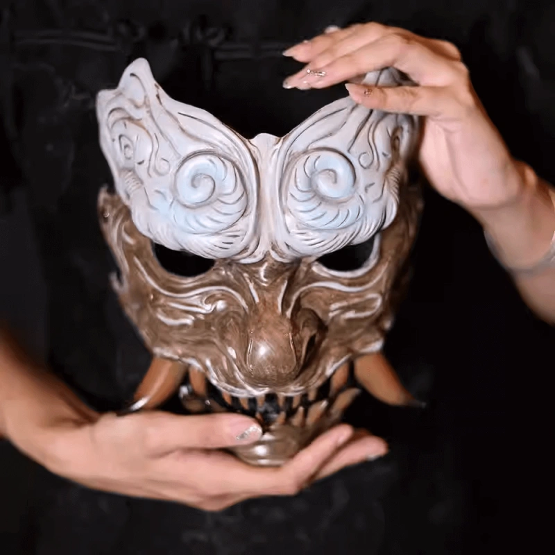 Black Myth: Wukong Nuo Cosplay Mask Halloween Costume Props Game Theme Party Accessories Takerlama