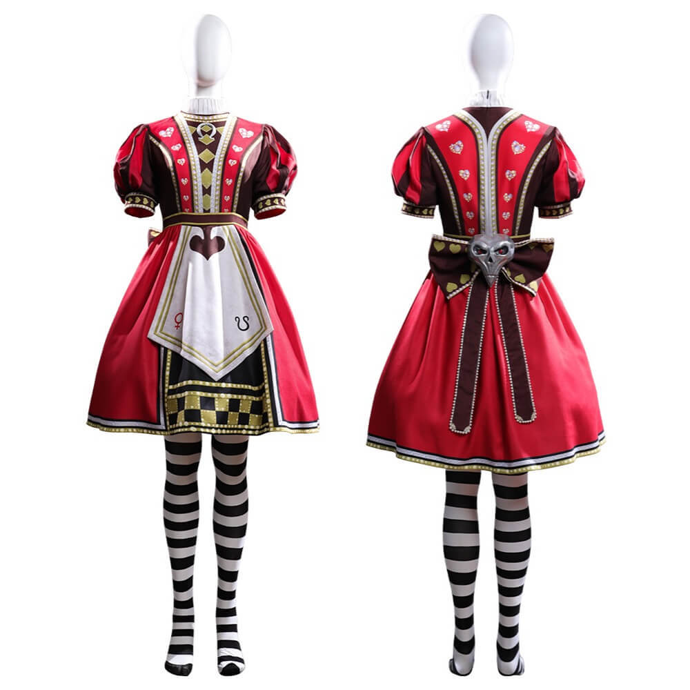 Alice Liddell Cosplay Costume Alice: Madness Returns Royal Suit Halloween Fancy Dress Takerlama