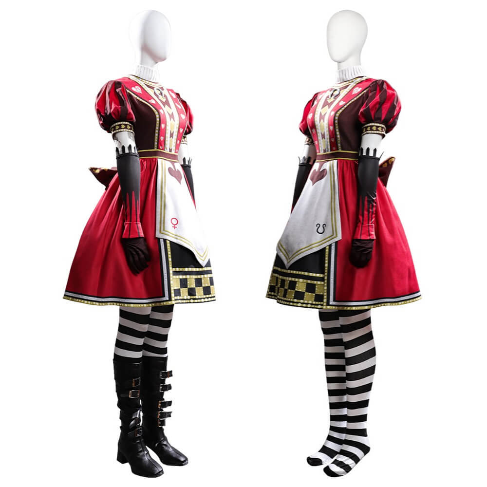 Alice Liddell Cosplay Costume Alice: Madness Returns Royal Suit Halloween Fancy Dress Takerlama