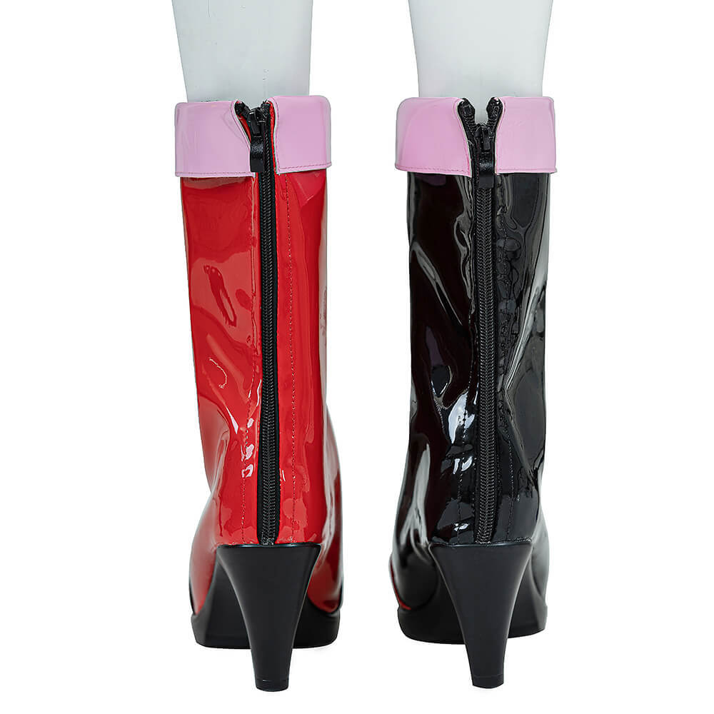 Suicide Squad Isekai Harley Quinn Halloween Cosplay Costume Party Carnival  2024 TV Women Red Suit Takerlama